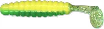 Picture of CHARLIE BREWER SLIDER CRAPPIE GRUB 1.5" PUR/PINK TAIL 15BG CSGF2