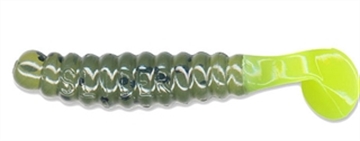Picture of CHARLIE BREWER SLIDER CRAPPIE GRUB 1.5" WTMLN/CHT 15BG SG815
