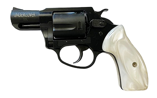 Picture of Charter Arms 13822 Undercover Lite Small 38 Special 5 Shot 2" Black Passivate Steel Barrel & Cylinder, Black Passivate Aluminum Frame, White Pearlite Grip, Transfer Bar Safety, Exposed Hammer