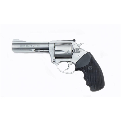 Picture of Charter Arms .357 Mag Pug Handgun .357 Mag 5rd Capacity 4.2" Barrel Silver with Full Size Black Grip REFURBISHED 73542R