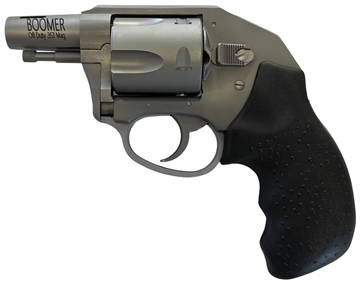 Picture of CHARTER ARMS BOOMER 357 MAG 2IN BARREL 5RD STAINLESS STEEL ALUM FRAME SMOOTH WOOD GRIP CONCEALED HAMMER 73559 678958735598