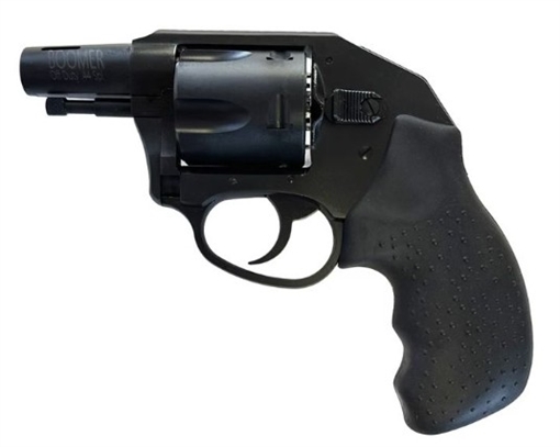Picture of CHARTER ARMS BOOMER 44 SPL 2IN BARREL 5RD BLACK PASSIVATE ALUM FRAME SMOOTH WOOD GRIP CONCEALED HAMMER 14459 678958144598