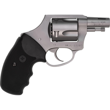Picture of Charter Arms Boomer Large 44 Special, 5 Shot 2" Matte Stainless Steel Ported/Tapered Barrel, Matte Stainless Cylinder & Frame w/Black Finger Grooved Rubber Grip 74429