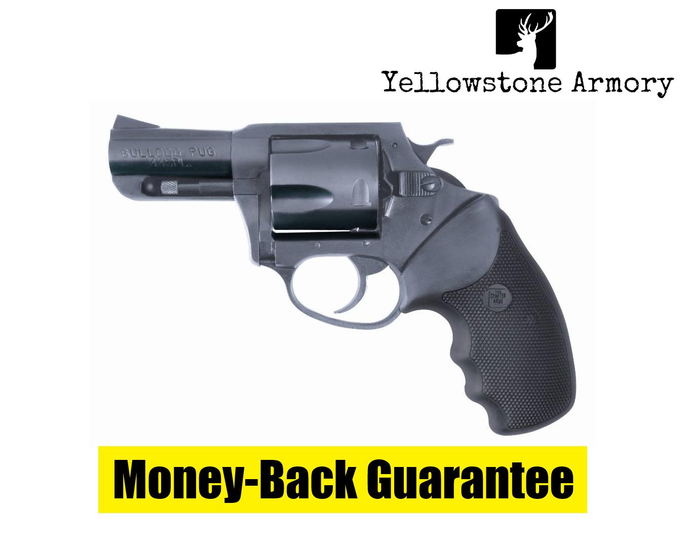 Charter Arms Bulldog Revolver 44 Spl. Black Full Grip Single 2. in. 14420-img-0