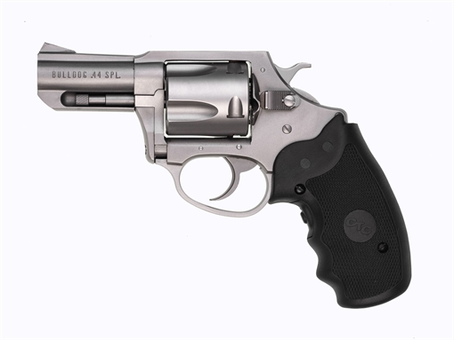 Picture of Charter Arms Bulldog Large 44 Special, 5 Shot 2.50" Matte Stainless Steel Barrel, Cylinder & Frame w/ Black Crimson Trace Laser Grip 74424
