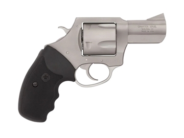 Picture of Charter Arms Bulldog Extra Large 45 Colt (LC), 5 Shot 2.50" Matte Stainless Steel Barrel, Cylinder & Frame w/Black Finger Grooved Rubber Grip 74530