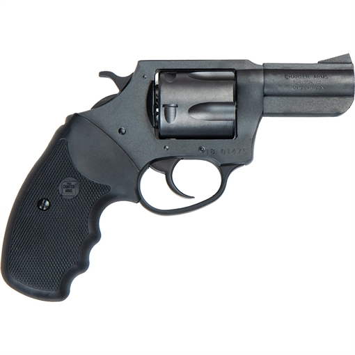 Picture of Charter Arms Bulldog Large 44 S&W Spl 5 Shot, 2.50" Black Nitride Steel Barrel, Cylinder & Frame w/Black Finger Grooved Rubber Grip, Exposed Hammer 64420
