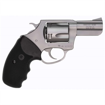 Picture of Charter Arms Bulldog Large 44 Special, 5 Shot 2.50" Matte Stainless Steel Barrel, Cylinder & Frame w/Black Finger Grooved Rubber Grip 74420