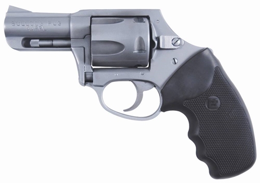 Picture of Charter Arms Bulldog Large 44 Special, 5 Shot 2.50" Matte Stainless Steel Barrel, Cylinder & Frame w/Black Finger Grooved Rubber Grip 74421