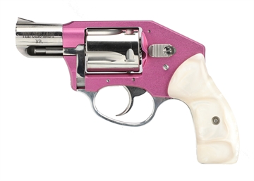 Picture of Charter Arms Chic Lady Off Duty Small 38 Special, 5 Shot 2" High Polished Stainless Steel Barrel & Cylinder, Pink Aluminum Frame, Pearl Grip, Concealed Hammer 53852