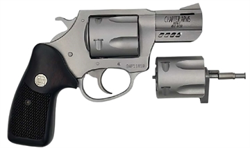 Picture of CHARTER ARMS DOUBLE DOG COMBO HGR 38/357/9MM 2.2IN PORTED BBL FS BLK 5RD 2 CYLINDERS WD GRIP 678958139204