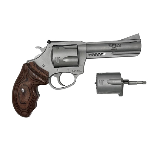 Picture of Charter Arms Mag Pug/Pit Bull Handgun .357 Mag/9mm Luger 5rd Capacity 4.2" Barrel Stainless Walnut 73942
