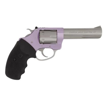 Picture of Charter Arms Lavender Lady Handgun .38 Spl 5rd Capacity 4.2" Barrel Pink Frame/Stainless Cylinder - Refurbished 53847R