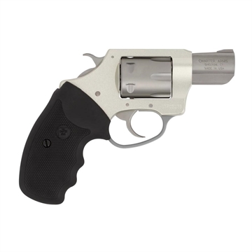 Picture of Charter Arms Pathfinder Small 22 LR, 8 Shot 2" Stainless Steel Barrel & Cylinder, Anodized Aluminum Frame w/Black Finger Grooved Rubber Grip, Exposed Hammer 72224