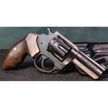 Picture of Charter Arms Professional, Revolver, 32 H&R, 3" Barrel, Steel, Nitride Finish, Black, Walnut Grips, LitePipe Fiber Optic Front Sight, 7 Rounds 63270