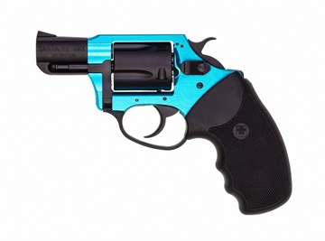 Picture of Charter Arms Undercover Lite Santa Fe Sky Small 38 Special, 5 Shot 2" Black Stainless Steel Barrel & Cylinder, Turquoise Aluminum Frame w/Black Finger Grooved Rubber Grip, Exposed Hammer 53864