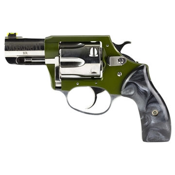 Picture of Charter Arms Undercover II, Double Action/Single Action, Small Frame Revolver, 38 Special, 2.2" Barrel, Cerakote Finish, Olive Drab Green, Hi-Polish, Black Pearlite Grips, Fixed Sights, 6 Rounds 53624