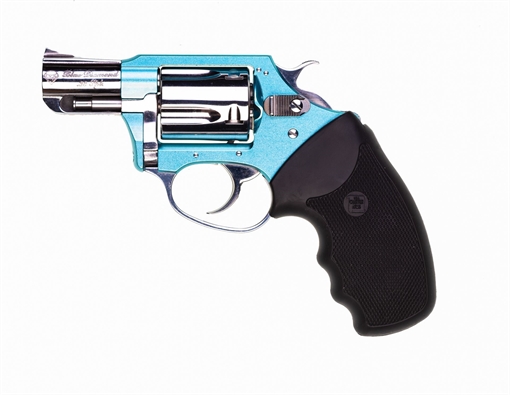 Picture of Charter Arms Undercover Lite Blue Diamond 38 Special 5rd 2" Hi-Polished Stainless Barrel/Cylinder, Aluminum Frame w/Blue Diamond Finish, Finger Grooved Black Rubber Grip 53879