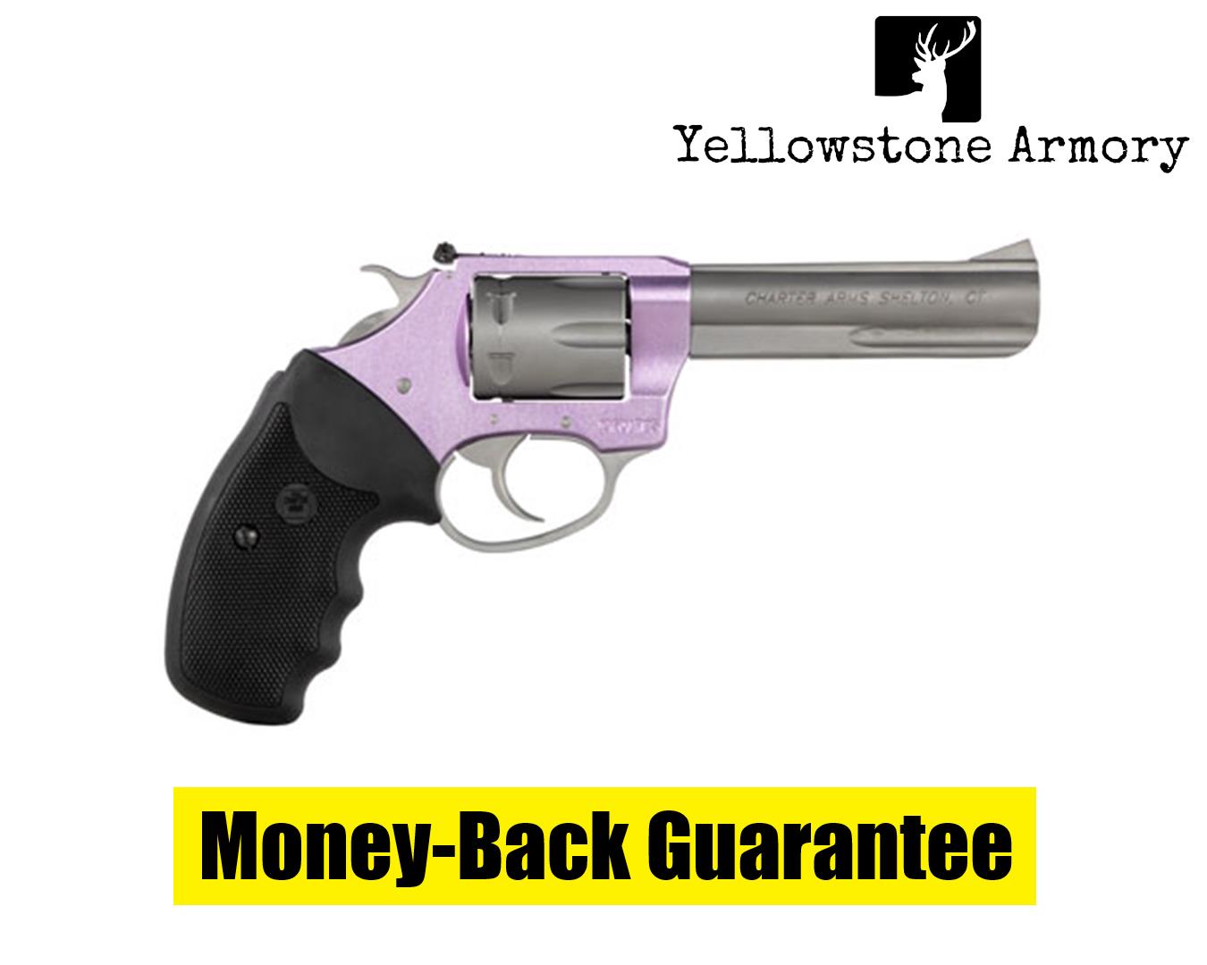 Charter Lavender Lady Revolver 22 LR. 4.2 in. SS 8 Shot 52242-img-0