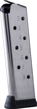 Picture of Check-Mate Full Size 1911 Handgun Magazine Stainless Steel .45 ACP 8/rd CM45-1911-8-S
