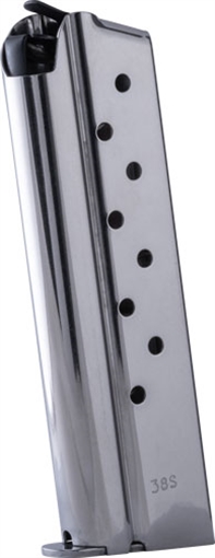 Picture of Check-Mate Full Size1911 Handgun Magazine Stainless Steel .38 Super 9/rd CM38-1911-9-S