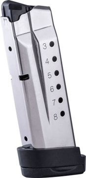 Picture of Check-Mate S&W SHIELD Compatible Handgun Magazine Stainless Steel 9mm Luger 8/rd CM9-SHD-8