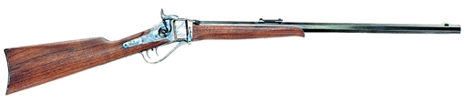 Picture of CHIAPPA 1874 SHARPS BUSINESS RIFLE COLOR CASE 28 OCTAGONAL BLUED BBL DOUBLE TRIGGER HAND OILED WALNUT STOCK 920.345