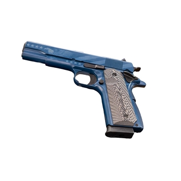 Picture of Chiappa 1911 250th Anniversary Handgun .45 Auto 8rd Magazine 5'' Barrel Blue Navy Cerekote G10 Grips 440.260