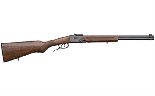 Picture of Chiappa Firearms Double Badger, Over/Under, 22LR, 410 Bore, 19" Barrel, Blued Finish, Black, Wood Stock, 2 Rounds 500.097