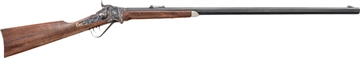 Picture of Chiappa 1874 Sharps Case Colored Rifle 45-70 Govt 1rd Capacity 32" Barrel Checkered Walnut Stock 920.002
