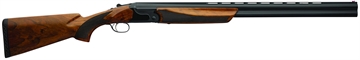 Picture of Charles Daly 202E 20 Gauge Break Open 3" 2rd 26" Black Over/Under Vent Rib Barrel, Black Engraved Steel Receiver, Fixed w/Pistol Grip Walnut Stock 930395