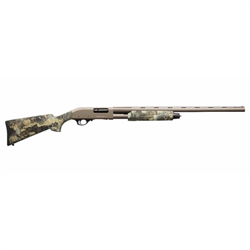 Picture of Charles Daly 301 Turkey, Pump Action Shotgun, 12 Gauge, 3" Chamber, 28" Vent Rib Barrel, Steel, Flat Dark Earth Cerakote, Synthetic True Timber Prairie Camo Stock, Fiber Optic Front Sight, 4 Rounds, Includes 3 Choke Tubes (Beretta/Benelli)- F,M,IC 930.314 930314