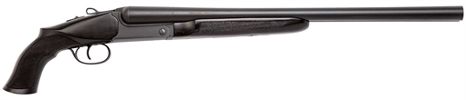 Picture of Chiappa Firearms 930385 500 12 Gauge Break Open 2 20" Black Side By Side Barrel, Black Receiver, Black Wood Stock, Includes Pistol Grip 930385 930.385