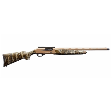 Picture of Charles Daly 601 Turkey, Semi-automatic Shotgun, 12 Gauge, 3" Chamber, 24" Vent Rib Barrel, Steel, Flat Dark Earth Cerakote, Synthetic Mossy Oak Bottomland Camo Stock, Fiber Optic Front Sight, Picatinny Rail, 4 Rounds, Includes 3 Choke Tubes (Beretta/Benelli)- F,M,XXF 930.313 930313
