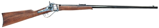 Picture of Chiappa Firearms 1874 45-70 Gov 1rd, 32" Blued Octagon Barrel, Color Case Hardened Steel Oiled Checkered Walnut, Fixed Checkered w/ Patch Box Stock, Right Hand 920025