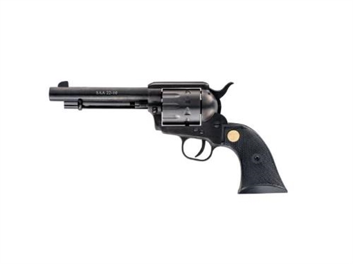 Picture of Chiappa Firearms SAA 1873 Medium Frame 22 LR 10 Shot, 5.50" Blued Steel Barrel, Blued Steel Frame, Blued Cylinder, Black Plastic Grip, Exposed Hammer CF340160