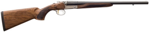 Picture of Charles Daly 512T Coach 12 Gauge 2rd 3" 20" Matte Blued Steel Side by Side Barrel, Silver Steel Receiver, Oiled Walnut Fixed Checkered Stock & Forend, Includes 5 Choke Tubes 930114