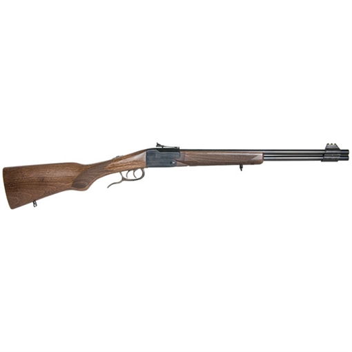 Picture of Chiappa Firearms 500111 Double Badger Full Size 22 WMR 2rd, 19" Blued Barrel & Receiver, Beechwood Folding Checkered Stock, Right Hand 500111 500.111