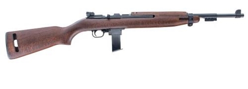 Picture of Chiappa Firearms M1-9, Semi-automatic Rifle, 9mm, 19" Barrel, Blued Finish, Black, Wood Stock, Fully Adjustable Rear Sight, Dovetail Rail for Scope Mount, 10 Rounds, 2 Magazines 500.136 500136