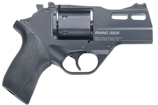Picture of Chiappa Firearms Rhino 30SAR *CA Compliant Small Frame 357 Mag 6 Shot, 3" Black Anodized Steel Barrel, Blued Cylinder, Black Anodized Aluminum Frame, Black Rubber Grip, Concealed Hammer CF340289
