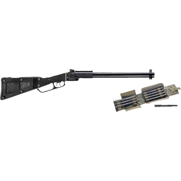 Picture of Chiappa Chiappa M6 Folding Shotgun/Rifle 12 ga./ .22 LR 18.5 in. Black with X-Caliber Set CF500.184