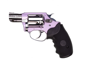 Picture of Charter Arms Undercover Lite Chic Lady Small 38 Special 5 Shot 2" High Polished Stainless Steel Barrel & Cylinder, Lavender Aluminum Frame w/Black Crimson Trace Laser Grip, Exposed Hammer 53842