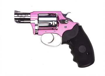 Picture of Charter Arms Undercover Lite Chic Lady Small 38 Special 5 Shot 2" High Polished Stainless Steel Barrel & Cylinder, Pink Aluminum Frame w/Black Crimson Trace Laser Grip, Exposed Hammer 53832