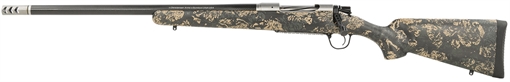 Picture of Christensen Arms Ridgeline FFT 6.5 Creedmoor 4+1 20" Carbon Fiber/Threaded Barrel, Stainless Steel, Green with Black/Tan Accents Stock, Left Hand 8010617100