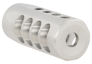 Picture of Christensen Arms Side-Baffle Natural Titanium, 5/8"-24 tpi Threads, 30 Cal (.920" D Bull barrel) 8100001701