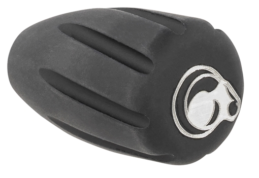 Picture of Christensen Arms Tactical Bolt Knob Black w/ White Logo Hardcoat Anodized Aluminum 8100001900