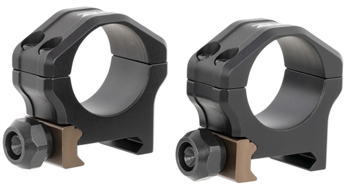 Picture of Christiansen Arms 2-Piece Ultralight PRSR-X2 Scope Rings 1" Low 4-Screw 810-00041-00 8100004100