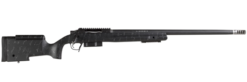 Picture of Christensen Arms BA Tactical Long Range 338 Lapua Mag 3+1 27" Carbon Fiber Barrel, Black Nitride Finish, Black with Gray Webbing Stock 800400300