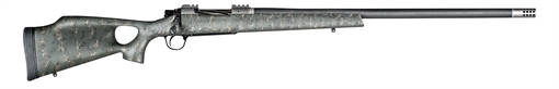 Picture of Christensen Arms Summit TI Full Size 7mm Rem Mag 3+1, 26" Natural Titanium Steel Threaded Barrel, Natural Titanium Aluminum Receiver, Green w/Black/Tan Accents Fixed Thumbhole Stock CA10269315323
