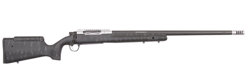 Picture of Christensen Arms ELR 7mm Rem Mag 3+1 26" Target Profile Carbon Fiber Barrel, Black Nitride Finish, Black with Gray Webbing Stock CA10266375361